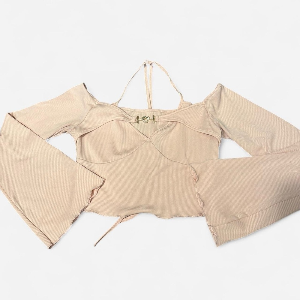 Chic Pink Off-Shoulder Top